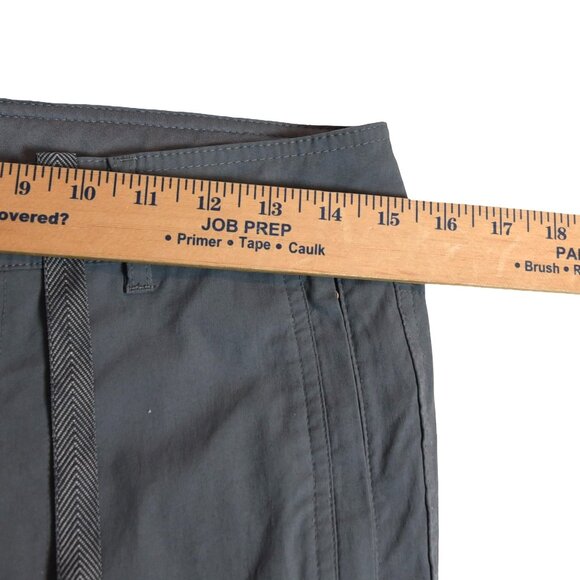 REI Stone Gray Outdoor Hiking Pants Women’s 4 Utility Travel Convertible Zip Off - Picture 6 of 9